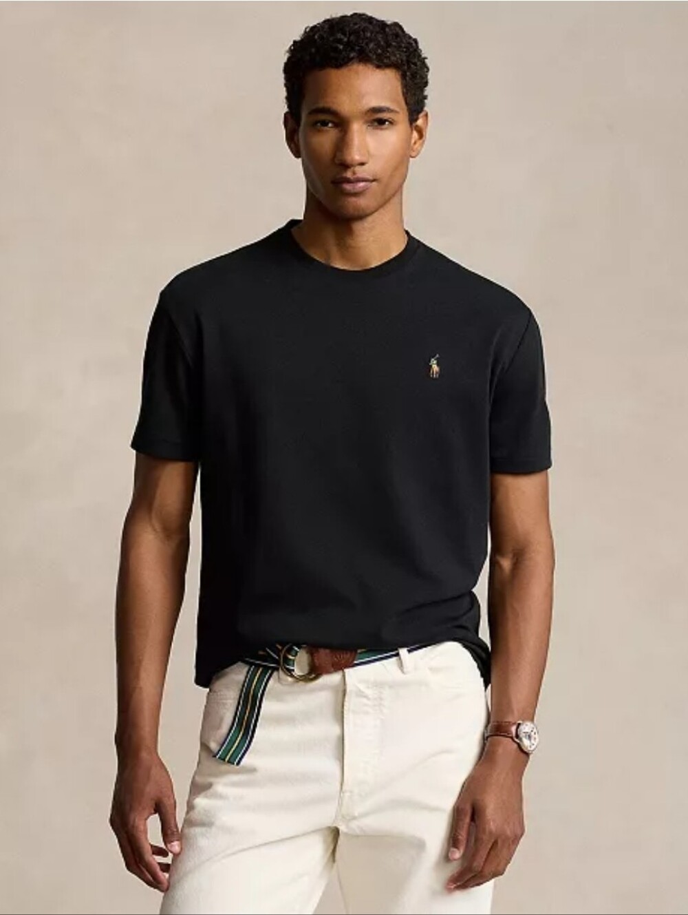 Ralph Lauren Polo Custom Slimfit XL Black Tshirt